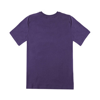 FILA 斐乐 经典简约圆领短袖T恤 紫色1383812-GOTHIC GRAPE-M