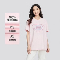 SKECHERS 斯凯奇 24年纯棉短袖t恤衫男女款透气休闲t恤男女运动t恤短袖夏季