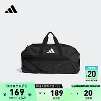 adidas 阿迪达斯 足球运动拎包男女新款阿迪达斯官方HS9749 黑色/白 NS