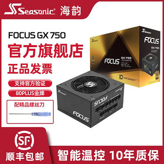 百亿补贴：Seasonic 海韵 FOCUS GX系列 金牌 (90%) 全模组ATX电源