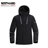 NORTHLAND 诺诗兰 户外鹅绒羽绒服男冬季新款弹力防风抗寒保暖NDJAH5603S