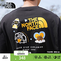 北面 TheNorthFace北面短袖T恤情侣款舒适透气爱心户外夏季新款|8DEM