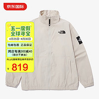 北面 韩版纯色立领夹克外套男女棒球服冲锋衣休闲户外防晒外套薄款