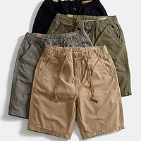 萨拉途 夏季重磅纯棉美式短裤