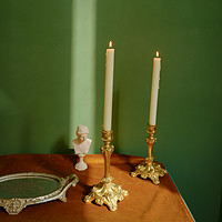 加安加丽 法式轻奢创意天使烛台餐厅客厅桌面装饰摆件美式浪漫晚餐蜡烛台
