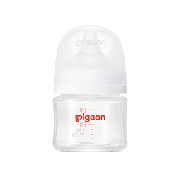 Pigeon 贝亲 婴儿玻璃奶瓶 80ml SS 0月+