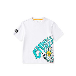 QIAODAN 乔丹 男童短袖T恤夏季儿童针织衫可爱卡通圆领运动上衣