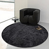 ST.VΛLENTINE 圣瓦伦丁 轻奢极简风圆形客厅地毯书房卧室小地毯高级感沙发茶几毯 150cm