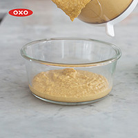 OXO 奥秀玻璃饭盒密封保鲜盒带饭便当可微波加热冷冻便携上班学生