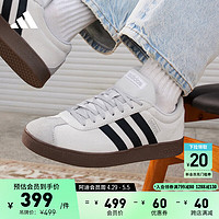 adidas 阿迪达斯 「T头鞋」VL COURT休闲板鞋德训鞋男女阿迪达斯官方轻运动 灰色/黑色/银色 37