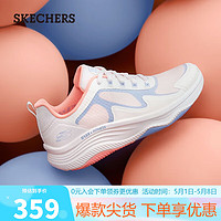 SKECHERS 斯凯奇 女鞋足弓支撑运动鞋厚底休闲鞋149899 樱桃粉色4511 35