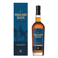 HIGHLAND QUEEN 高地女王 12年 苏格兰 单一麦芽威士忌 40%vol 700ml