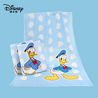 Disney 迪士尼 纯棉毛浴巾三件套婴儿童100棉男女士家用洗澡吸水不掉毛唐老鸭