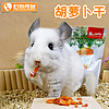 jolly pet products 祖莉 Jolly祖莉胡萝卜干仓鼠天竺鼠龙猫饲料兔子零食红萝卜干120g