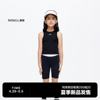 little MO&Co.little moco童装REEBOK联名系列24夏装女童亲子装无袖背心 黑色 110/52