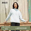 AIGLE 艾高 秋户外保暖休闲时尚半拉链抓绒衣女士上衣 冰透蓝 AN296 36(160/84A)