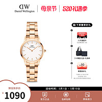 Daniel Wellington 28mm玫瑰金小精钢简约dw手表女表欧美石英正品白盘