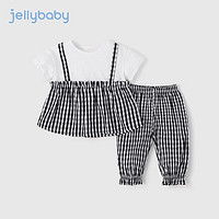 JELLYBABY 杰里贝比 儿童短袖套装女童两件套夏季
