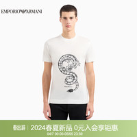 阿玛尼EMPORIO ARMANI 24春夏EA男装重磅短袖圆领T恤