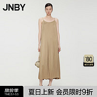 JNBY24夏连衣裙吊带无袖A型5O5G14430 253/茶卡其 XL