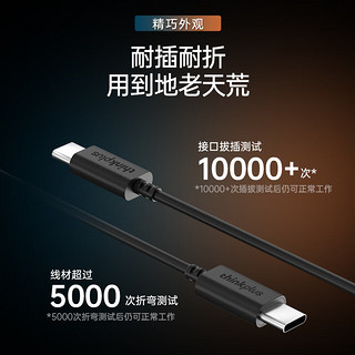 ThinkPlus联想 65W氮化镓充电器套装 多口Type-C快充头适用PD20W苹果15手机MacBook笔记本电脑线华为小米 白 【65W氮化镓】三口线充套装 白