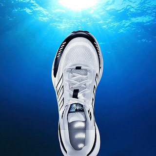 adidas「CLIMACOOL VENTTACK清风鞋」缓震透气运动鞋大童阿迪达斯 白色/黑色 35.5码