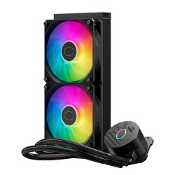 COOLER MASTER 酷冷至尊 CoolerMaster)冰神B240Core 240水冷散熱器 多平臺扣具 LGA1700 增大冷頭銅底 ARGB效能扇 增高鰭片