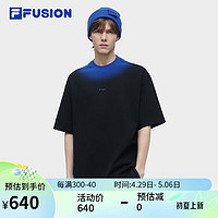 FILA FUSION  TEAM WANG design斐乐潮牌春冬针织短袖衫