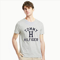 TOMMY HILFIGER 正品TOMMY HILFIGER夏装字母印花美式休闲时尚圆领短袖汤米t恤男