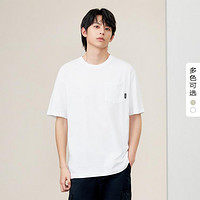 gxgjeans 2024年夏季新款字母印花圆领针织青少年短袖男t恤学生