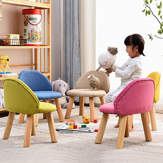 索尔诺（suoernuo）儿童椅子靠背小椅宝宝椅子幼儿园小板椅家用实木早教椅木头矮椅子 RF-BD202松木素色