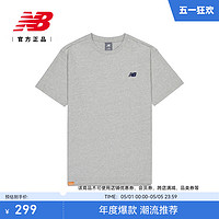 new balance NB官方24年夏季男士潮流百搭运动针织短袖AMT42323