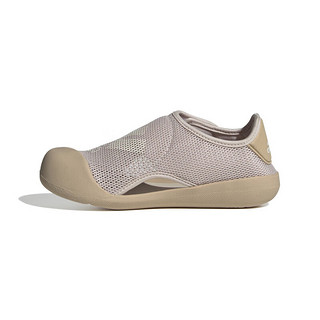 阿迪达斯 （adidas）青少年夏休闲包头软底魔术贴涉水运动凉鞋 ID6001 芝麻土 30码