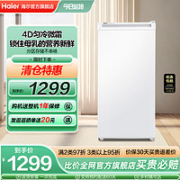 Haier 海尔 BD-102DMY小冰柜家用小型立式冷柜保鲜冷冻母乳储奶冰箱囤货