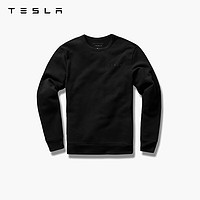 TESLA 特斯拉 Logo 卫衣男女同款套头衫圆领无帽 S码