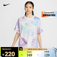 NIKE 耐克 SPORTSWEAR ESSENTIAL 女子印花T恤 HF6178-100 M
