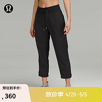 lululemon 丨Dance Studio 女士运动中腰中长裤 LW6BY8A 黑色 XS