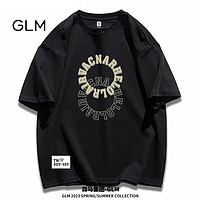 百亿补贴：GLM 森马集团品牌GLM夏季港风纯棉短袖男青少年ins潮牌宽松百搭t恤衫