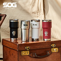 SOG 索格 590m大容量不锈钢宽口直饮水杯便携车载杯男女户外水杯