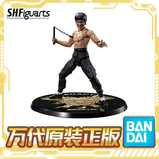 BANDAI 万代 现货 万代 SHF 李小龙 BRUCELEE 传奇50周年版 带台座 可动