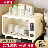 艺雅璐 碗筷消毒柜烘干一体家用小型紫外线消毒碗柜带盖沥水架奶瓶消毒器