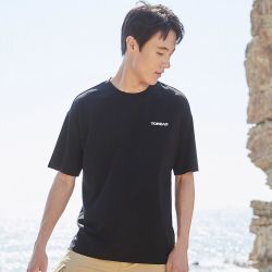 TOREAD 探路者 春夏男女同款短袖T恤全棉圆领透气吸汗舒适TAJJ80749