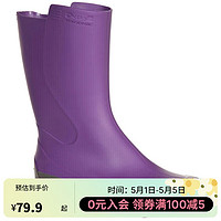 DECATHLON 迪卡侬 儿童雨鞋男童水鞋雨靴女小学生胶鞋可爱轻便SOL俏皮紫29~30-1259189