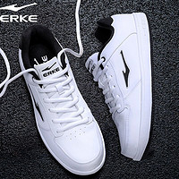 ERKE 鸿星尔克 男鞋板鞋夏季新款休闲鞋子男士小白鞋官方旗舰正品运动鞋