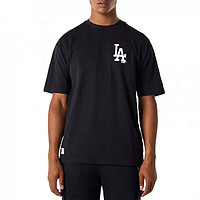 NEW ERA 纽亦华 运动T恤短袖男女同款MLB道奇队2023年60292264 黑色LA XL