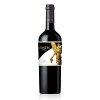 MONTES 蒙特斯 智利原瓶進口 蒙特斯天使莊園西拉干紅葡萄酒750ml 單支裝