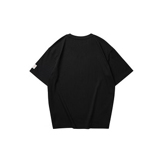 斯凯奇（Skechers）刘宇同款雅钻系列中性针织短袖T恤衫L124U127 碳黑/0018 XL