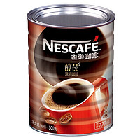 Nestlé 雀巢 Nestle）雀巢咖啡 醇品雀巢咖啡速溶 500g 无蔗糖黑咖啡粉 雀巢醇品500g