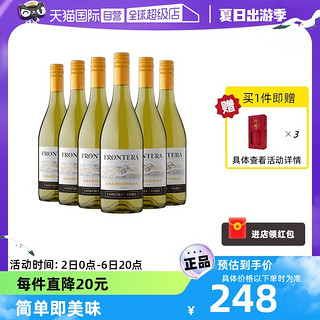 红魔鬼 智利原瓶进口红酒 干露夏多内干白葡萄酒750ml