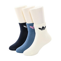 adidas 阿迪达斯 男女小童短袜三双装休闲袜童袜